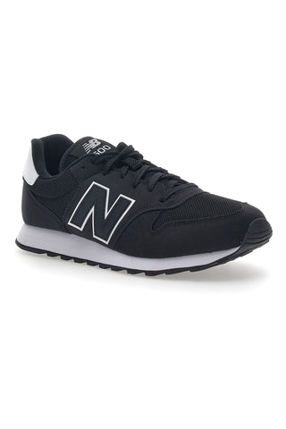 New Balance 500 Schwarze Turnschuhe mit Schnürsenkeln