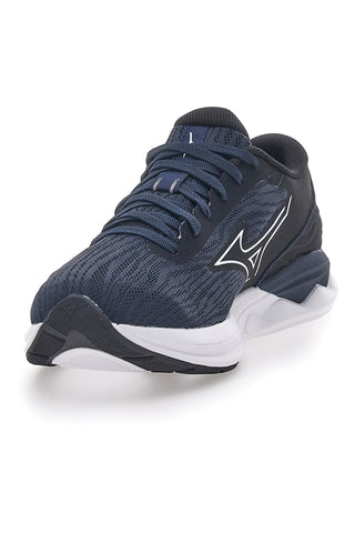 Mizuno Wave Revolt 3 Blaue Laufschuhe