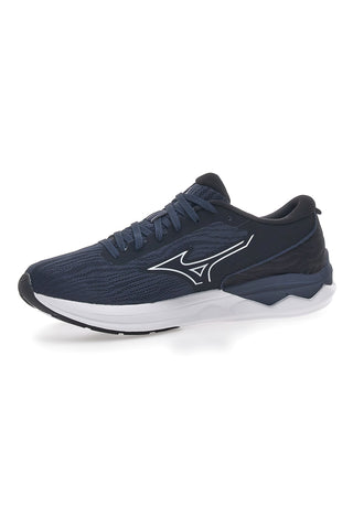 Mizuno Wave Revolt 3 Blaue Laufschuhe
