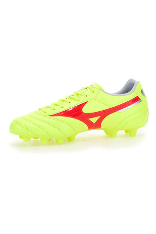 Mizuno Morelia II Club Fluo Gelbe Fußballschuhe