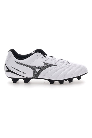 Mizuno Monarcida Neo III Select weiße und schwarze Fußballschuhe