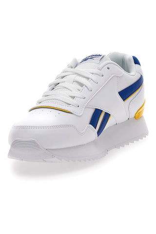 Weiße und blaue Reebok Glide Ripple Clip-Sneaker