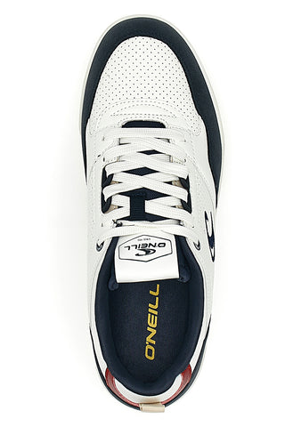 O'Neill Cambria Herren Low Casual Sneakers in Weiß und Schwarz