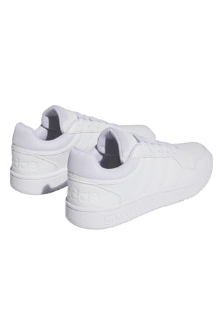 Weiße Turnschuhe mit Schnürsenkeln Adidas Hoops 3.0