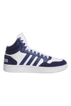 Sneakers Bianche e Blu Adidas Hoops 3 Mid