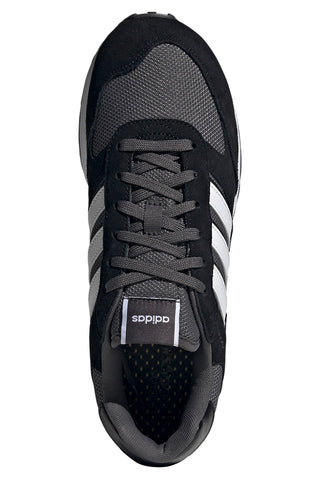 Schwarz-weiße Adidas Run 80s-Sneaker