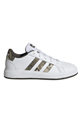 Sneakers Bianche e Mimetiche Adidas Grand Court 2.0 K