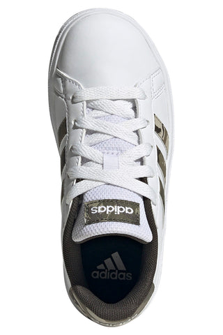 Sneakers Bianche e Mimetiche Adidas Grand Court 2.0 K