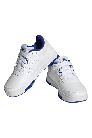 Weiße und blaue Turnschuhe Adidas Tensaur Sport 2.0 Kinder