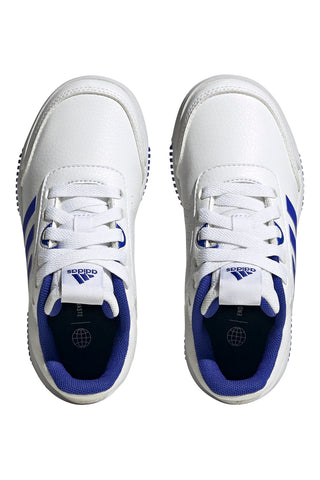 Weiße und blaue Turnschuhe Adidas Tensaur Sport 2.0 Kinder