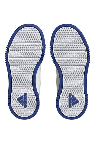 Weiße und blaue Turnschuhe Adidas Tensaur Sport 2.0 Kinder