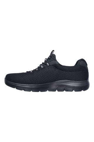 Skechers Summits Schwarze Slip-On-Sneaker