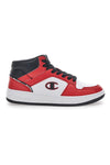 Champion Rebound 2 Mid-Sneaker in Rot und Weiß