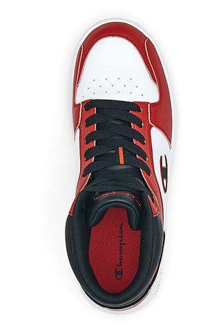 Sneakers Rosse e Bianche Champion Rebound 2 Mid