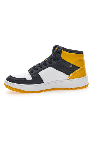 Sneakers Gialle e Bianche Champion Rebound 2 Mid