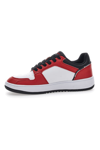Champion Rebound 2.0 Low rote Sneakers mit Schnürsenkeln