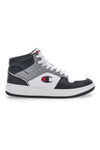 Graue hohe Sneakers mit Schnürsenkeln Champion Rebound 2.0 Mid