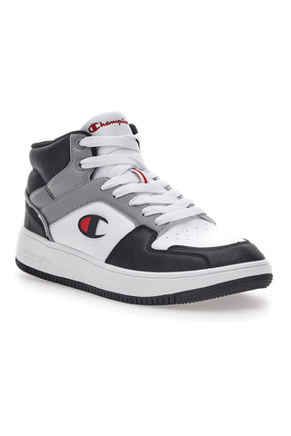 Graue hohe Sneakers mit Schnürsenkeln Champion Rebound 2.0 Mid