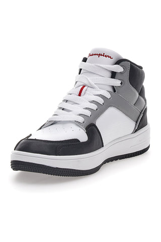 Graue hohe Sneakers mit Schnürsenkeln Champion Rebound 2.0 Mid