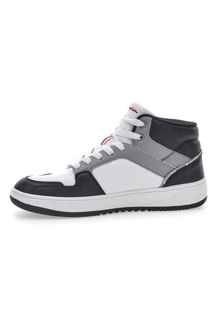 Graue hohe Sneakers mit Schnürsenkeln Champion Rebound 2.0 Mid
