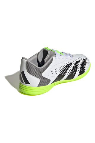 Weiße und schwarze Futsal-Fußballschuhe Adidas Predator Accuracy 4