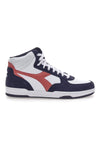 WEISSE MITTLERE SNEAKERS MIT LILA DETAILS DIADORA RAPTOR HIGH SL