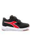 Schwarze Sneakers mit Klettverschluss DIADORA FALCON 4 SL JR V