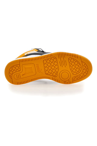 Sneakers Alte Gialle/Nere Puma Rebound V6 Mid JR