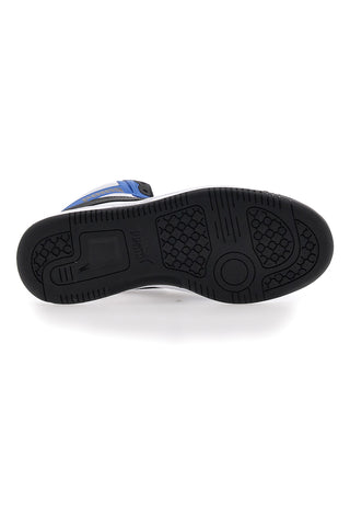 Sneakers alte Bianche e Blu Puma Rebound V6 mid