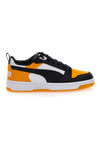 Sneakers Gialle e Nere con lacci Puma Rebound V6 Lo Jr