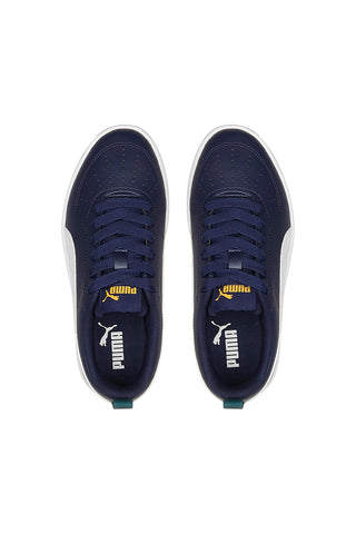 Sneakers blu con suola bianca Puma Rickie jr