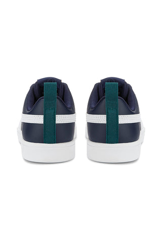 Sneakers blu con suola bianca Puma Rickie jr
