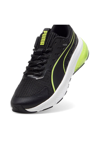 Scarpe da running nere bianche e verde lime Puma Cell Glare Jr