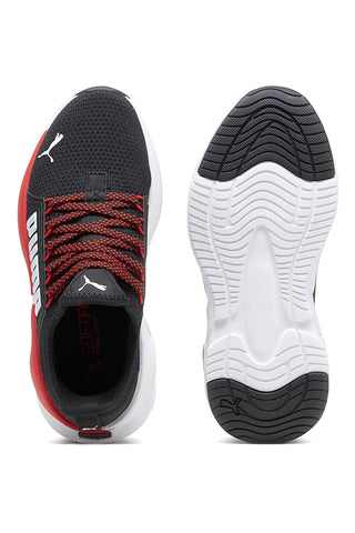 Sneaker slip op nera e rossa soletta in memory foam Puma PREMIER SLIP ON JR