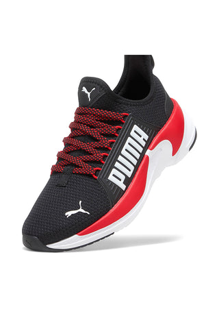 Sneaker slip op nera e rossa soletta in memory foam Puma PREMIER SLIP ON JR