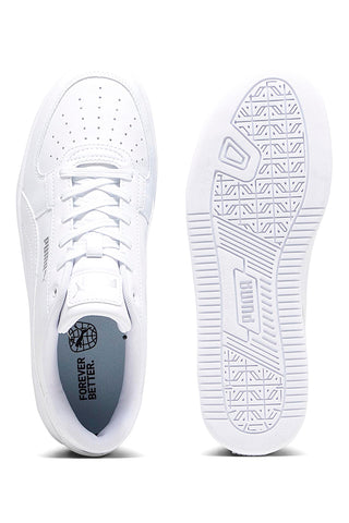 Weiße Sneaker mit perforiertem Puma Caven 2.0-Obermaterial