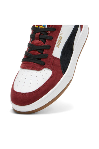Rot-weiße Sneaker mit Puma Cavern 2.0 Year of Sport-Details
