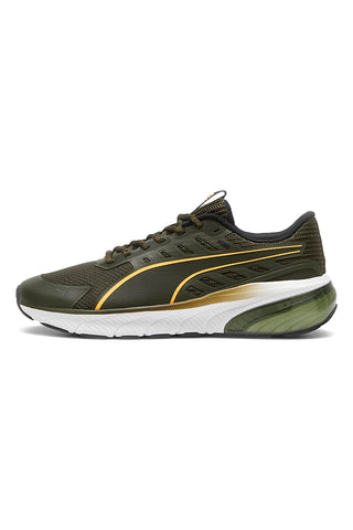 PUMA Cell Glare olivgrüne Laufschuhe