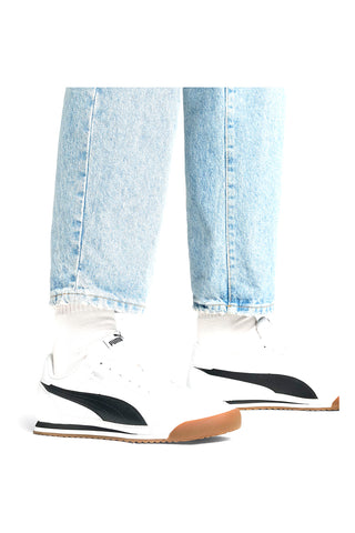 Weiße Turnschuhe mit schwarzem Band Puma Turino II 39745202