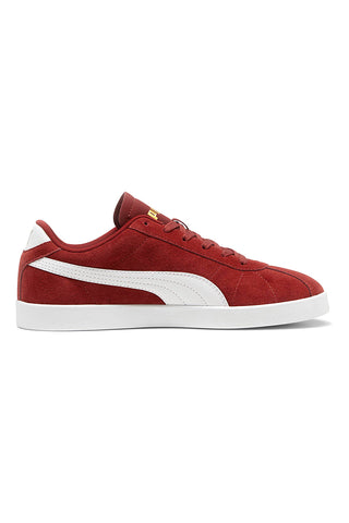 Sneakers rosse con logo bianco Puma Club II