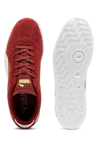 Sneakers rosse con logo bianco Puma Club II