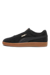 Schwarze Sneaker mit brauner Puma Smash 3.0-Sohle