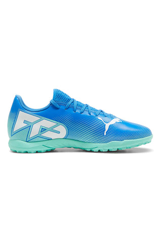 Puma Future 7 Play TT Fußballschuhe für blaues Gras
