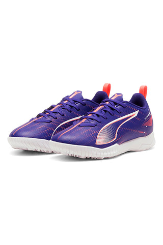 Lila Kinder-Fußballschuhe Puma Ultra Play FG/AG