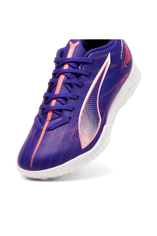 Lila Kinder-Fußballschuhe Puma Ultra Play FG/AG