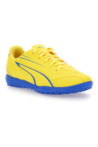 Scarpe da Calcetto Gialle e suola blu Puma Vitoria TT JR