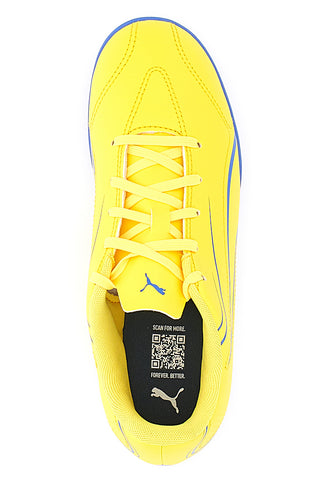 Scarpe da Calcetto Gialle e suola blu Puma Vitoria TT JR