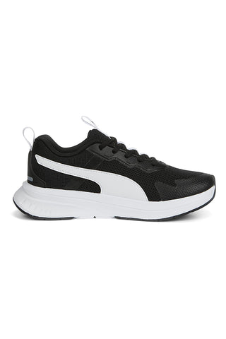 Schwarz-weiße Turnschuhe Puma Evolve Run Mesh Jr