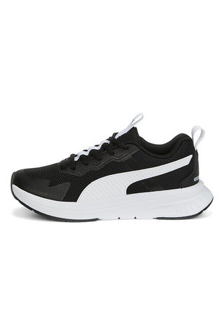 Schwarz-weiße Turnschuhe Puma Evolve Run Mesh Jr