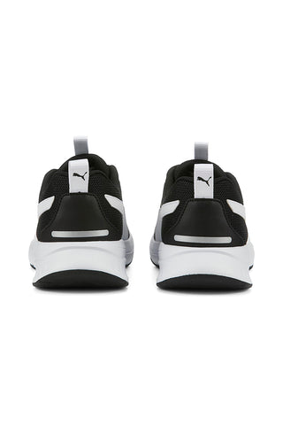 Schwarz-weiße Turnschuhe Puma Evolve Run Mesh Jr